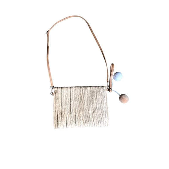 Bride Woven and Pearl Crossbody Purse - Picture 4 of 4